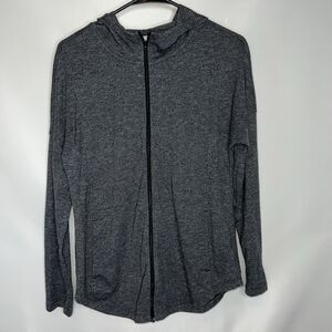 Columbia Hoodie Womens Medium Pullover Hooded Grey Omni-Shade Lightweight